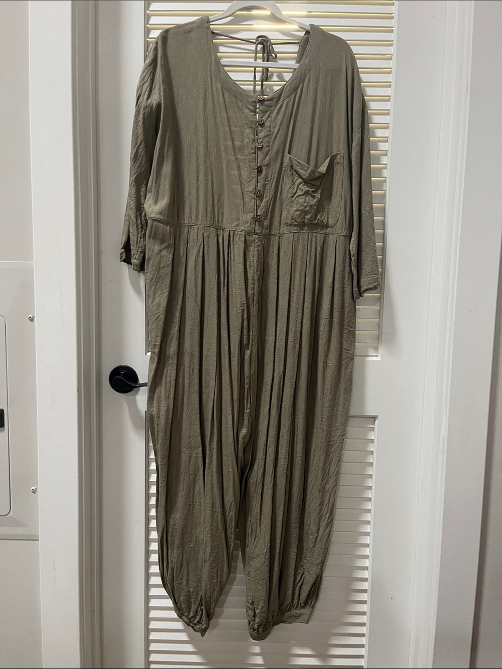 Free People Lightweight Jumpsuit in Sage